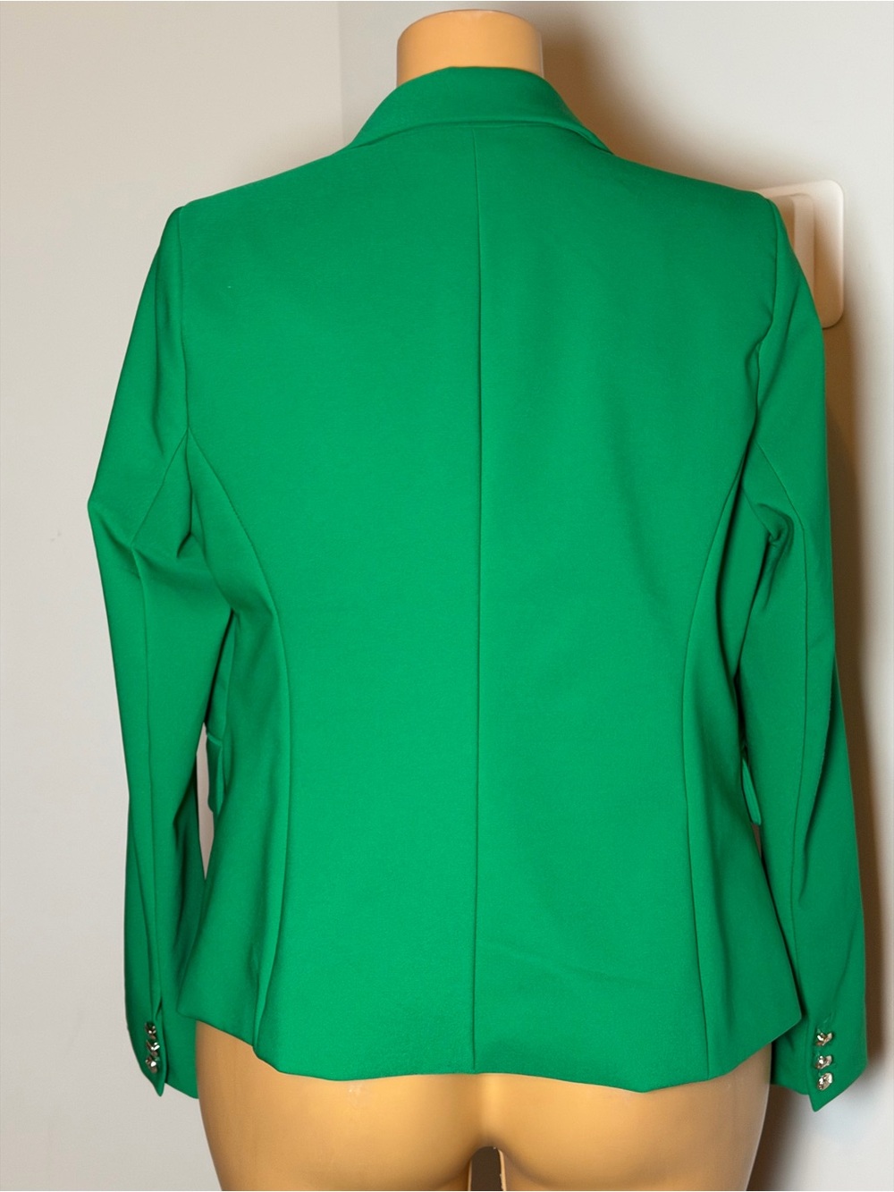 Rachel Zoe Emerald Green Double-Breasted Blazer - Picture 4 of 6